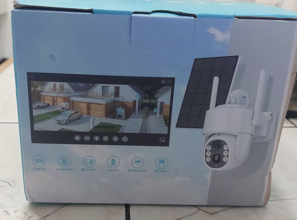 Câmera Wi-Fi solar icsee