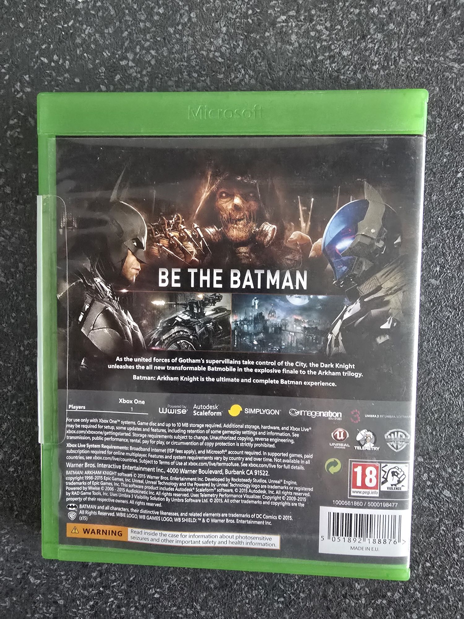 Batman. Arkham Knight xbox one wersja PL