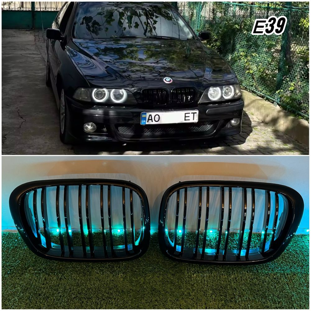 Решітка радіатора е39, ноздрі на е39