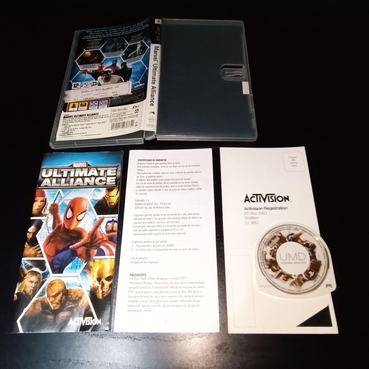 Marvel Ultimate Alliance Sony PSP Estado Razoável