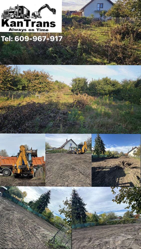 Usługi Koparko-Ładowarką,Wywrotką, utwardzanie terenu  Koparka HDS