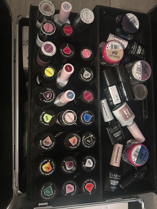 Lakiery hybrydowe semilac, neonail + gratisy