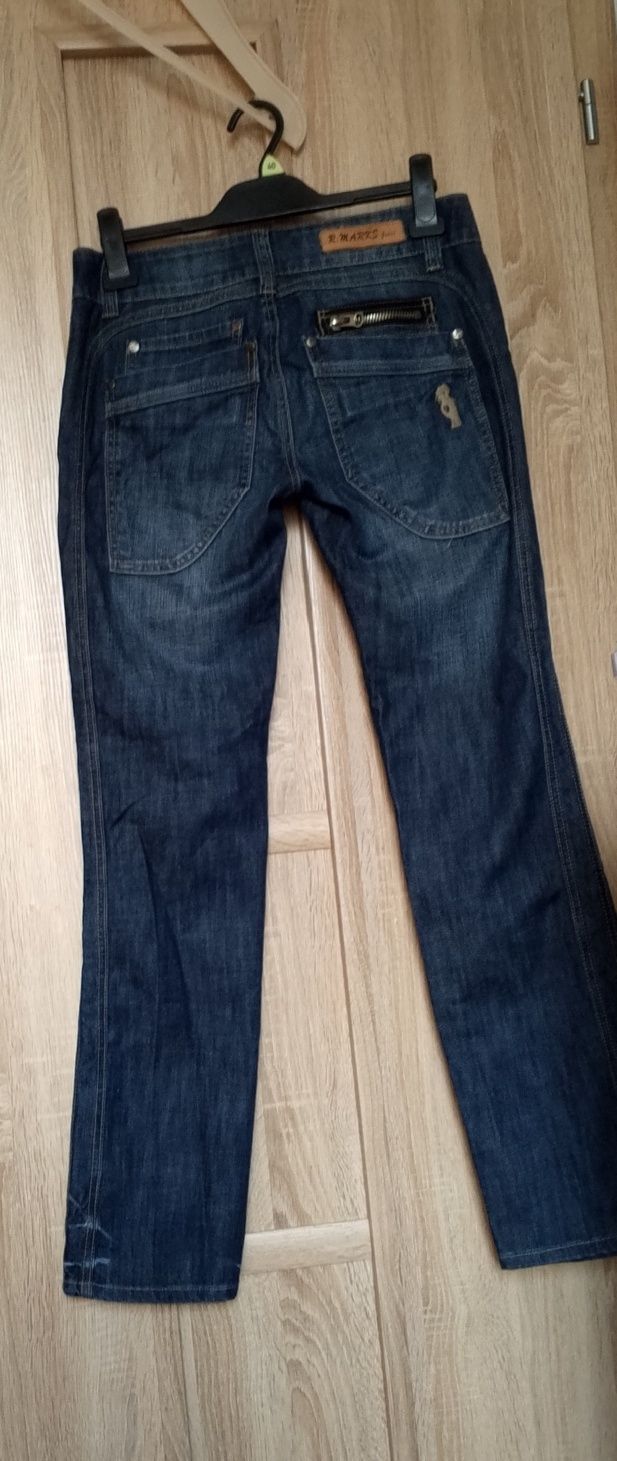 Biodrówki jeans y2k nowe z metkami S M
