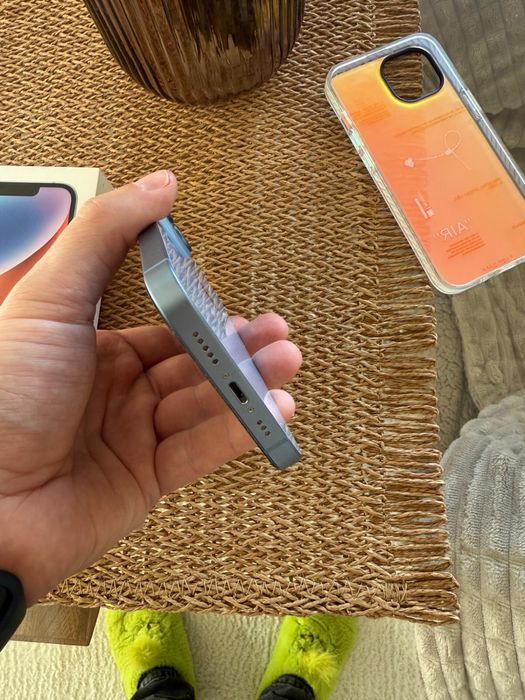 Iphone 14 Azul 128GB - Como Novo! (86% Bateria)