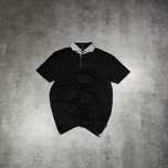 MĘSKA Koszulka Polo Elegancka PREMIUM Czarna Hugo Boss Kołnierzyk Logo