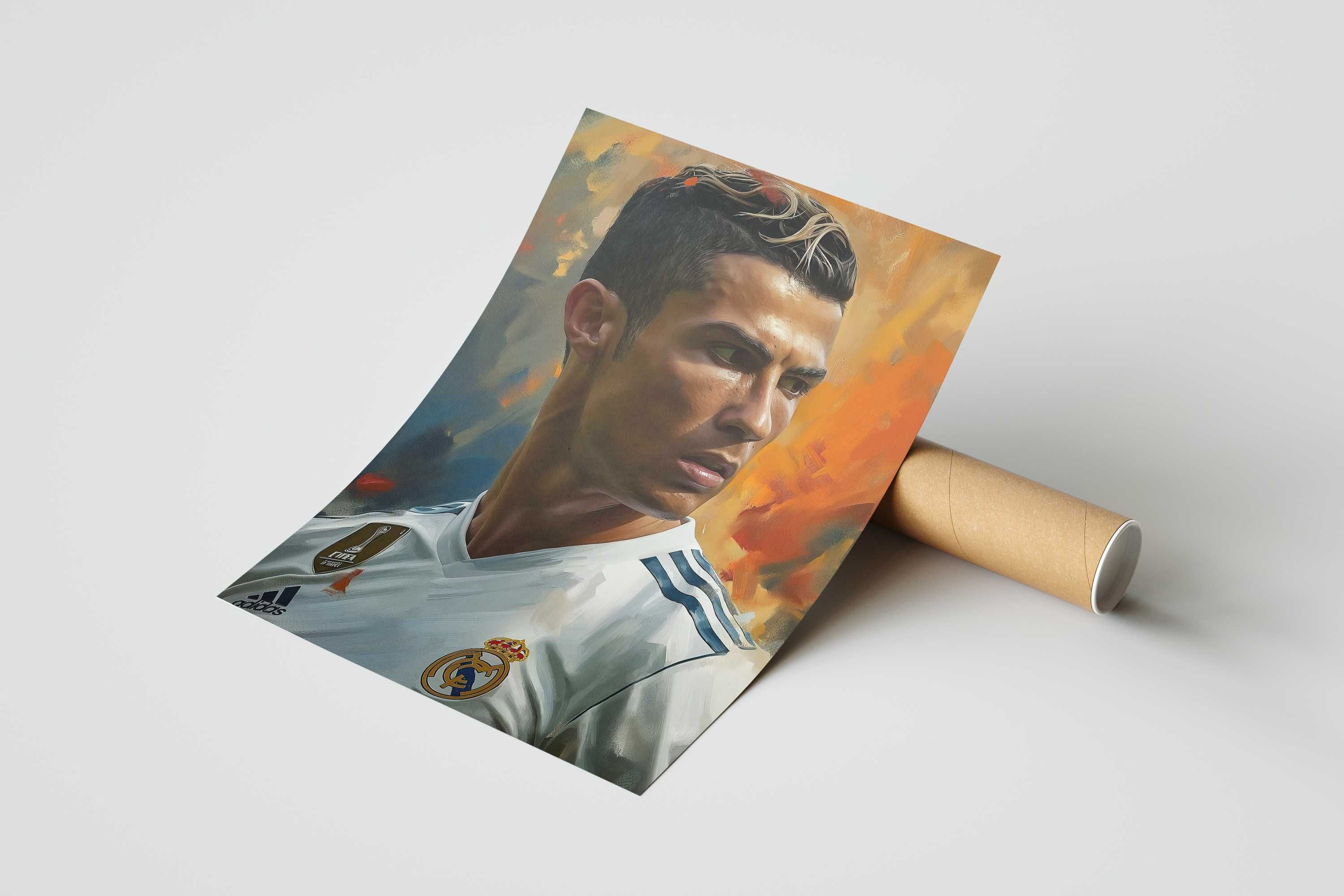 Cristiano Ronaldo Real Madryt plakat A3