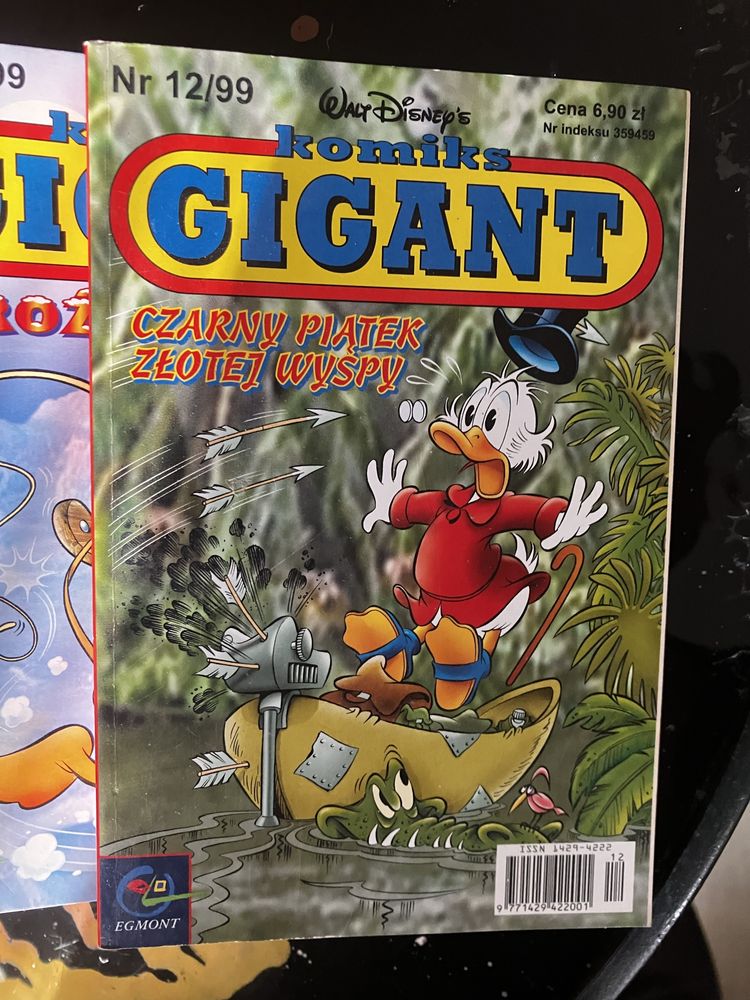 Sprzedam kolekcje komiksow Gigant z 1999 roku