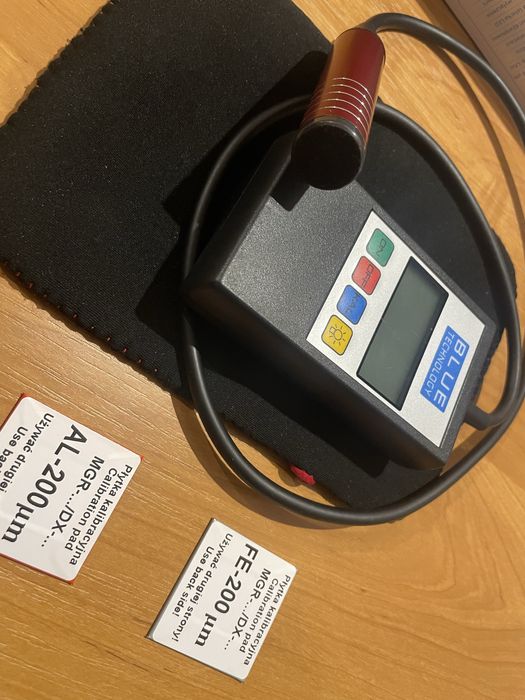Miernik grubości lakieru MGR-11-S-AL auto lakier metal alu fe blacha