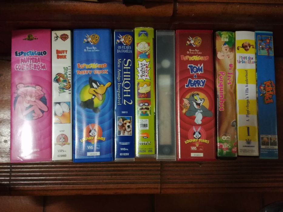 Cassetes VHS Animacao