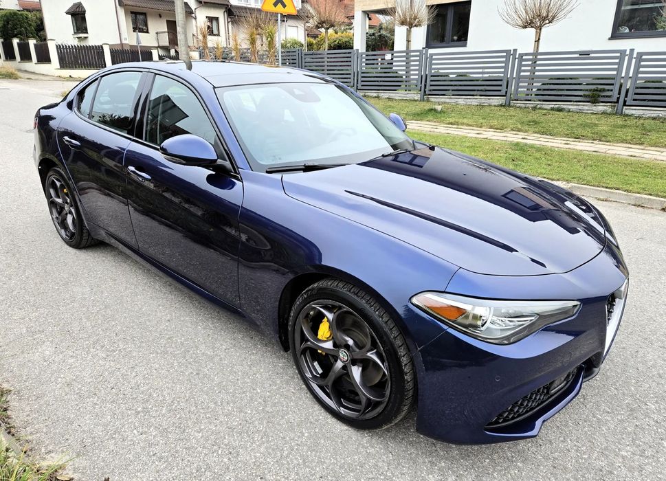 Alfa Romeo Giulia 2017 Q4 280KM VELOCE * Na miejscu, Full Wersja, lekko uszkodzona tyłem