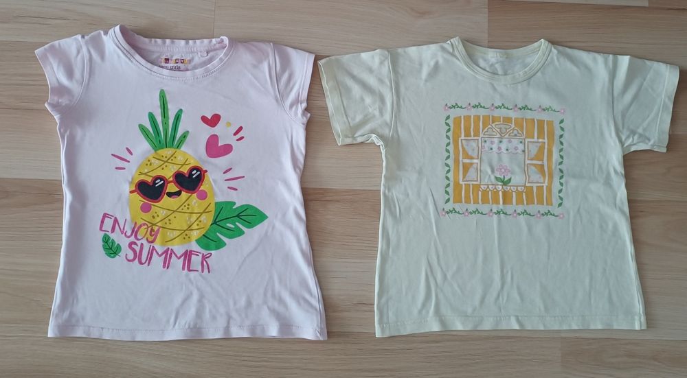 T-shirt dla dziewczynki rozmiar 122/128