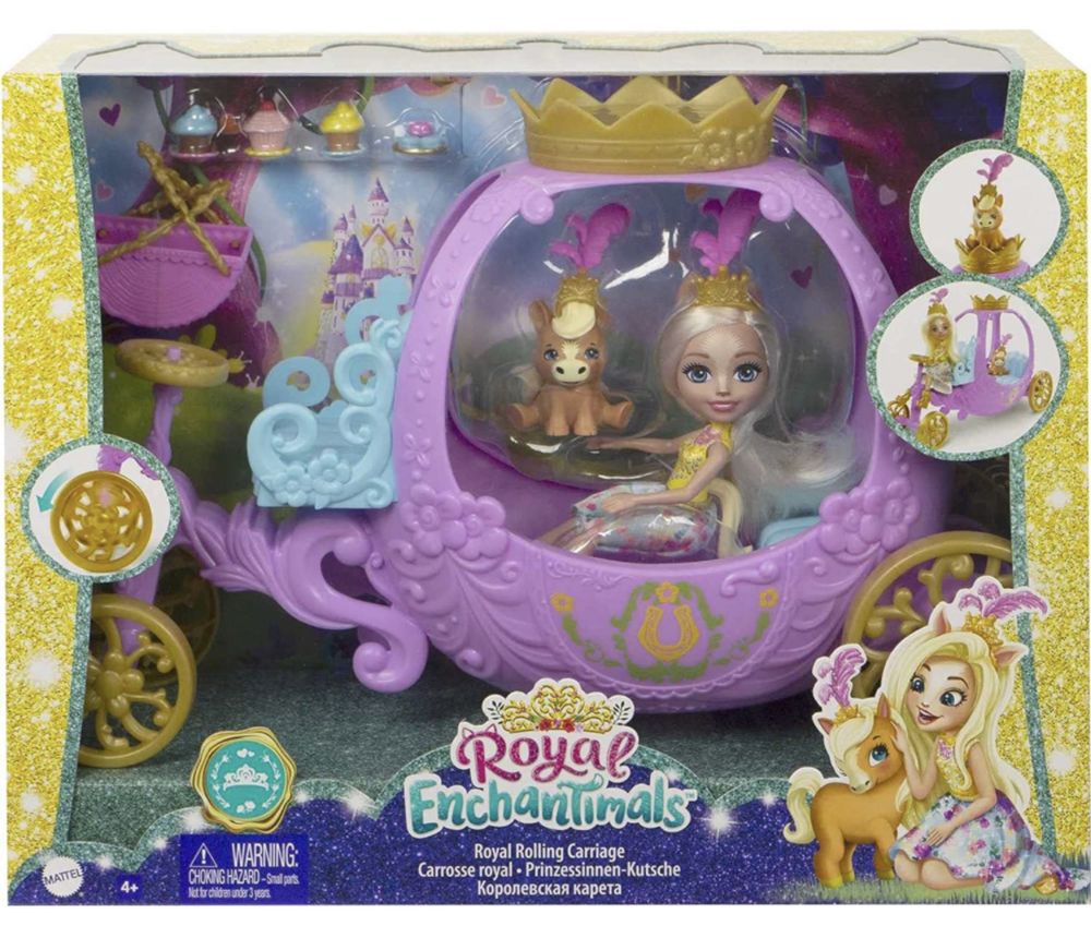 Ігровий набір Royal Enchantimals Королівська карета з лялькою