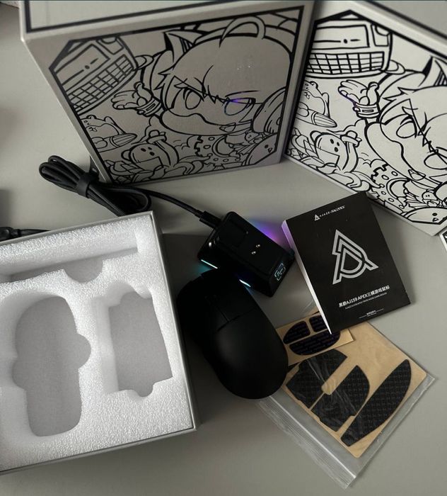 Нові чорні/білі ігрові мишки AJAZZ AJ159 APEX Игровая мышка