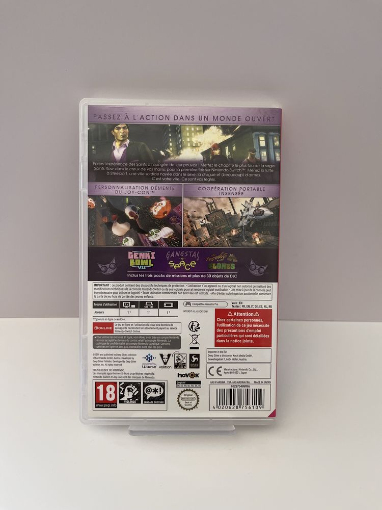 Nintendo Switch | Saints Row: The Third