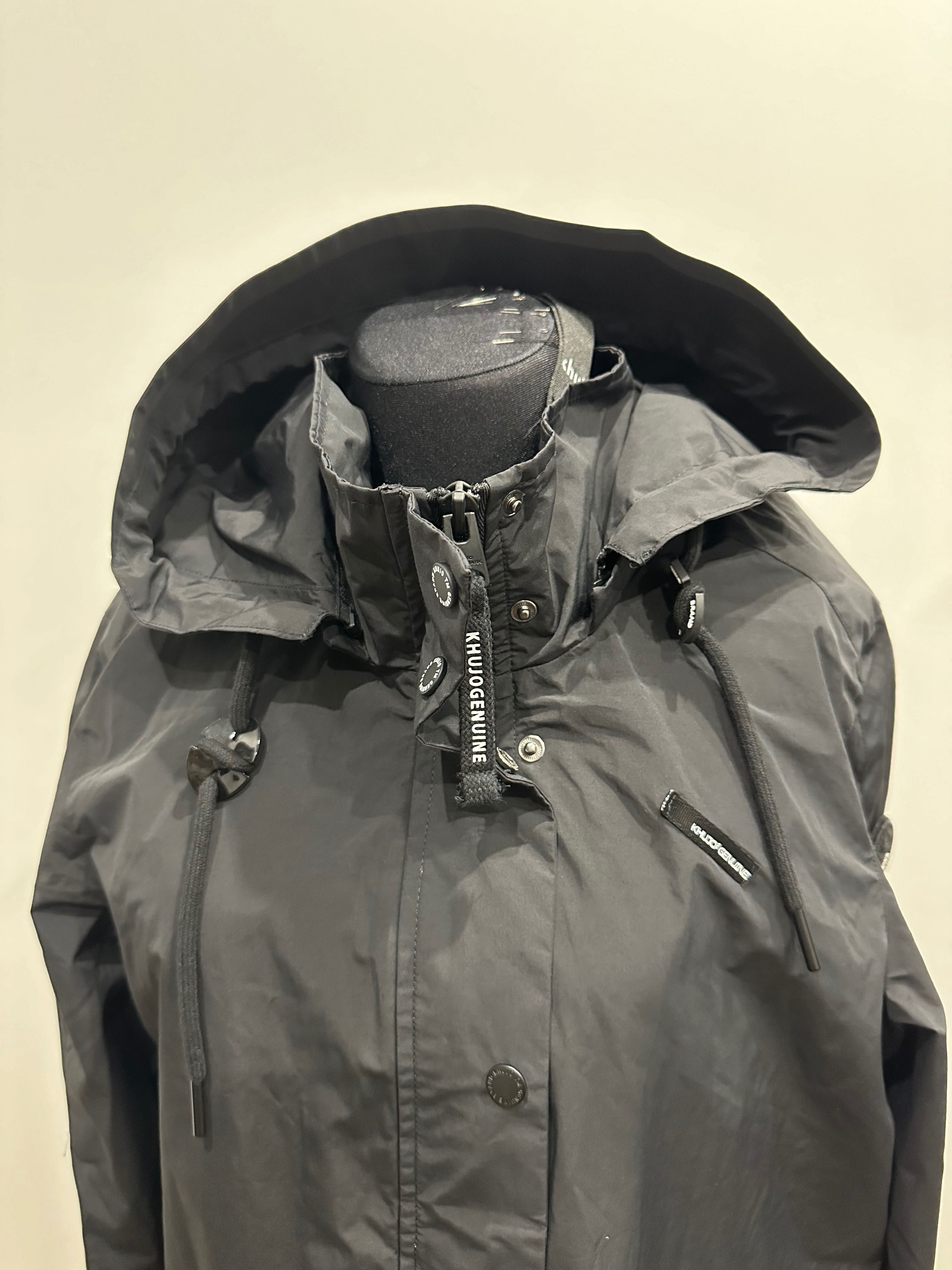 Куртка демісезонна жіноча KHUJO, XL (48-50), водонепроникна, чорна