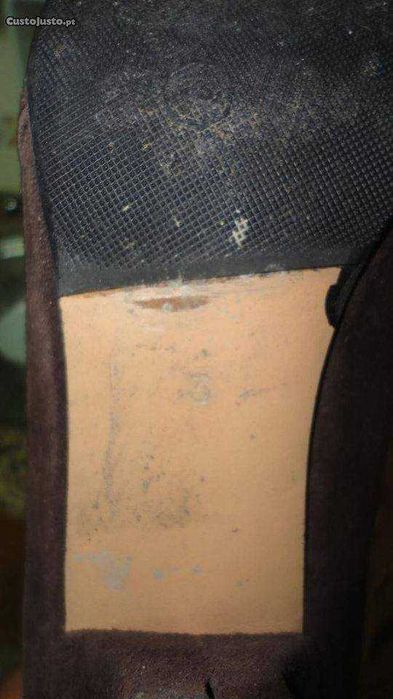 Sapatos de senhora em camurça castanho Sanzé