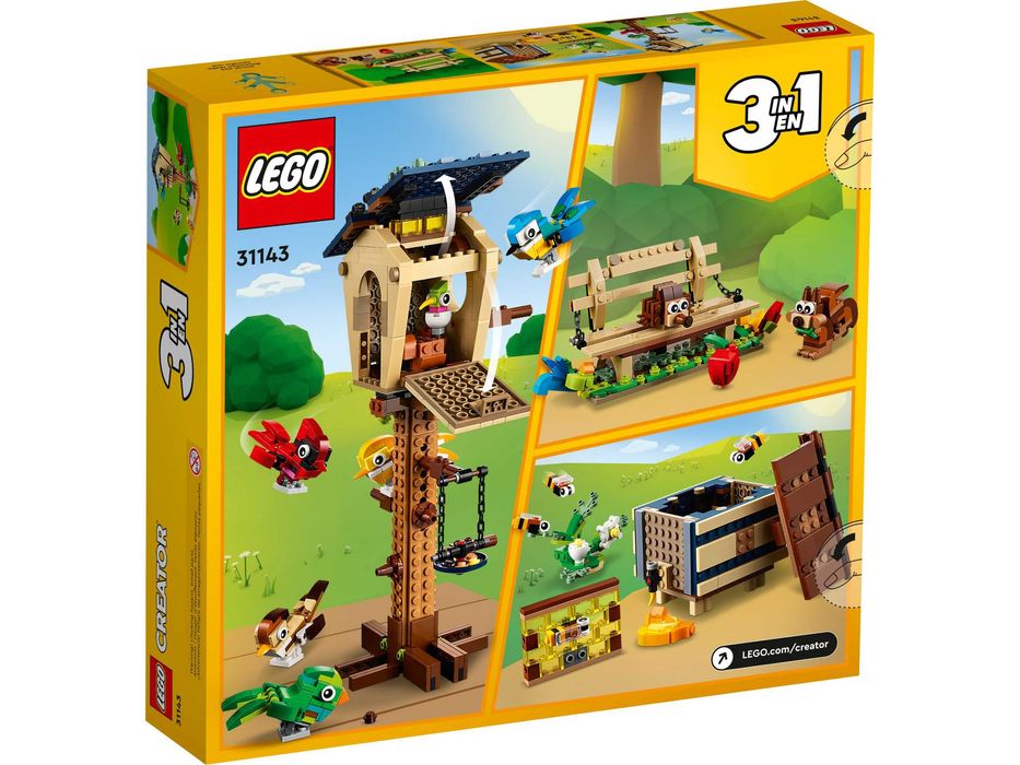 LEGO 31143 Creator 3w1 - Budka dla ptaków