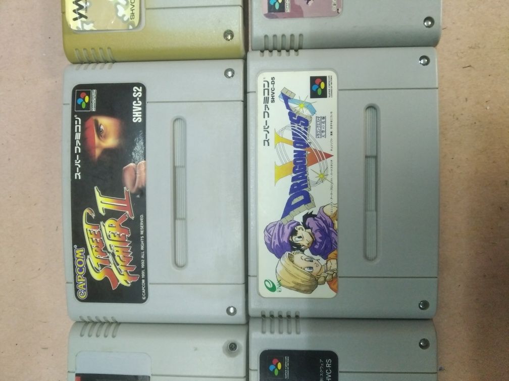 Картриджі SNES. Japan.