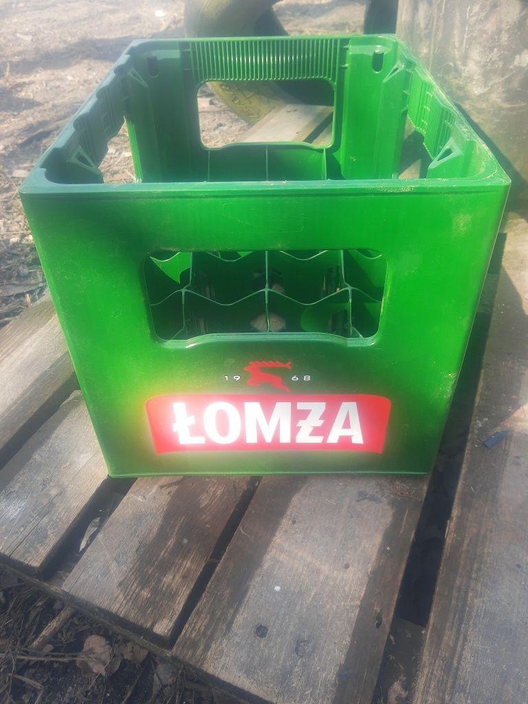 Skrzynka Łomża 0.5 krata transporter na piwo wino soki kompoty rarytas