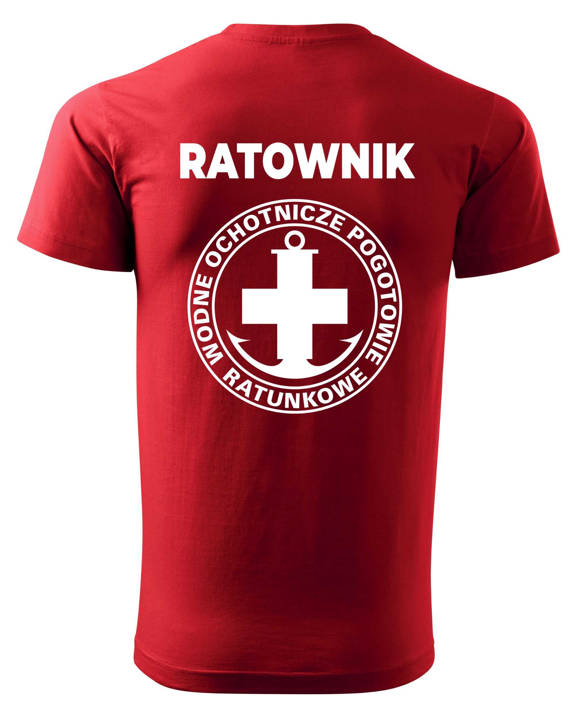 koszulka WOPR, koszulka ratownik WOPR, ratownik, rozmiar XXXL