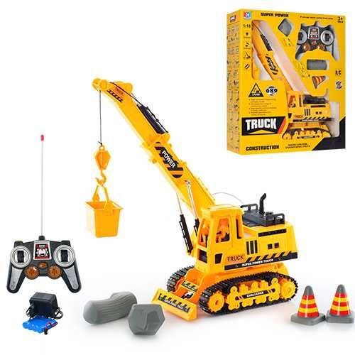 Іграшка дитячий кран на радіокеруванні світло аксесуари