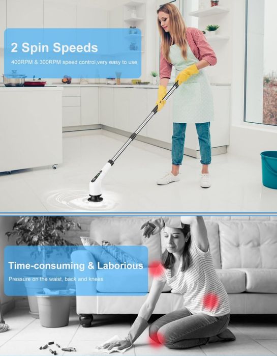 Електрична обертова щітка для прибирання  Lepwings.