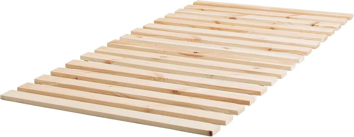 TARVA Łóżko 160 x 200 Rama drewniana Belka SKORVA Dno LINDBÅDEN IKEA