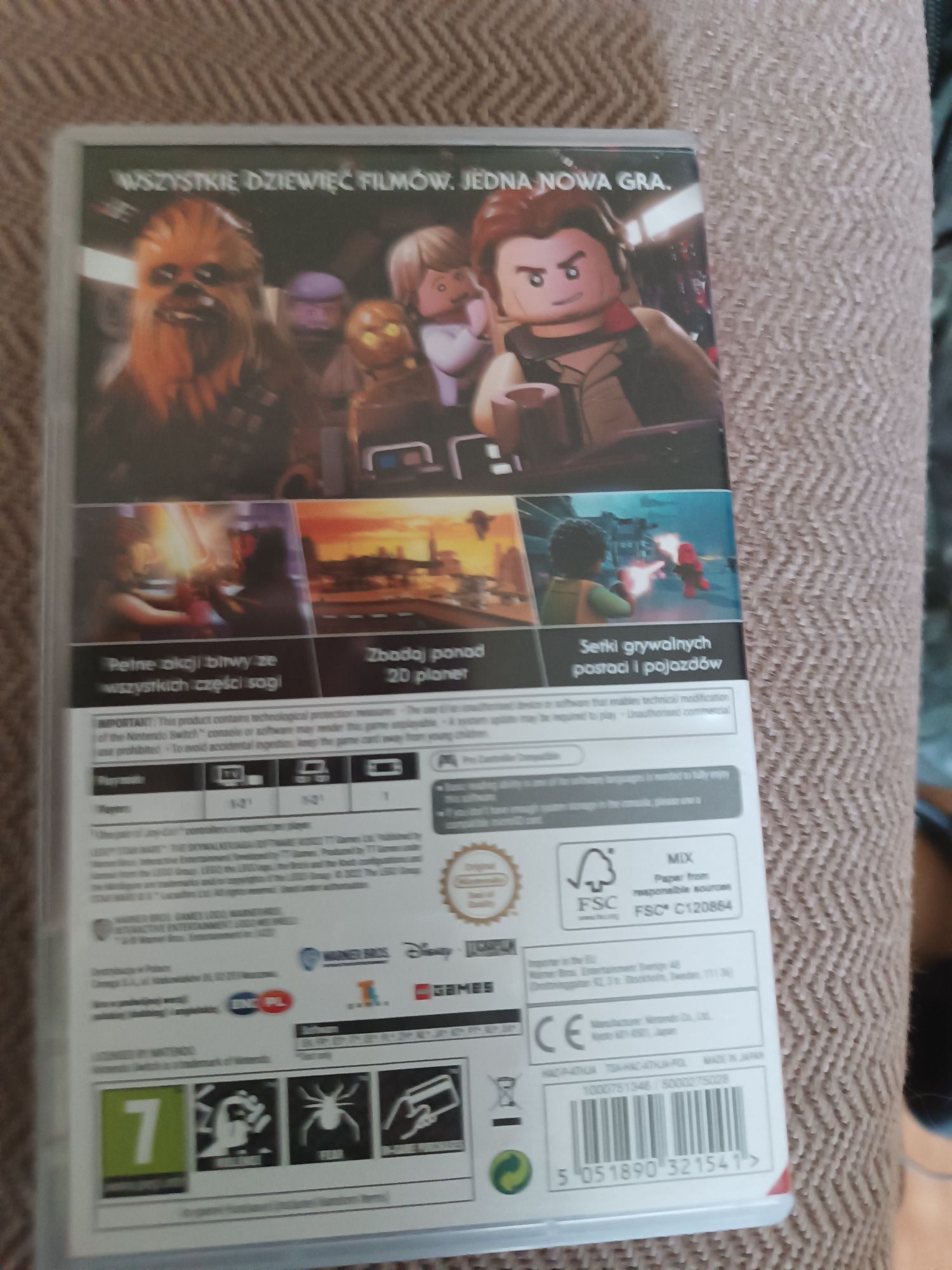 Gra LEGO Star Wars saga Skywalkerów nintendo switch