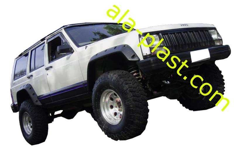 Jeep Cherokee XJ 5 drzwi 12 cm poszerzenia nadkoli
