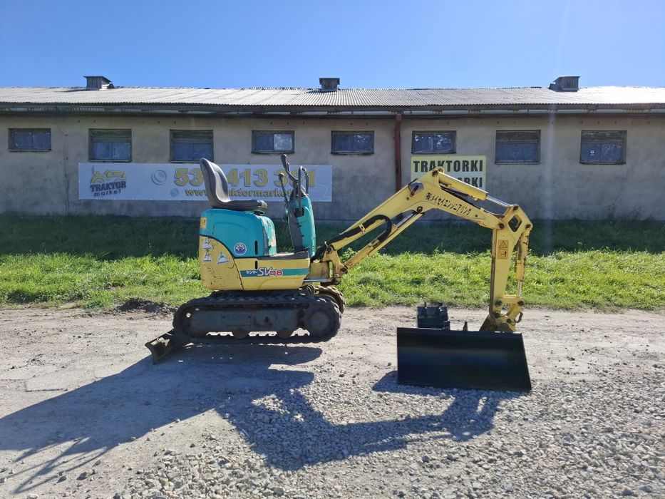 Mini Koparka Yanmar SV 08  12km  rozsuwane gąsienice 3 łyżki