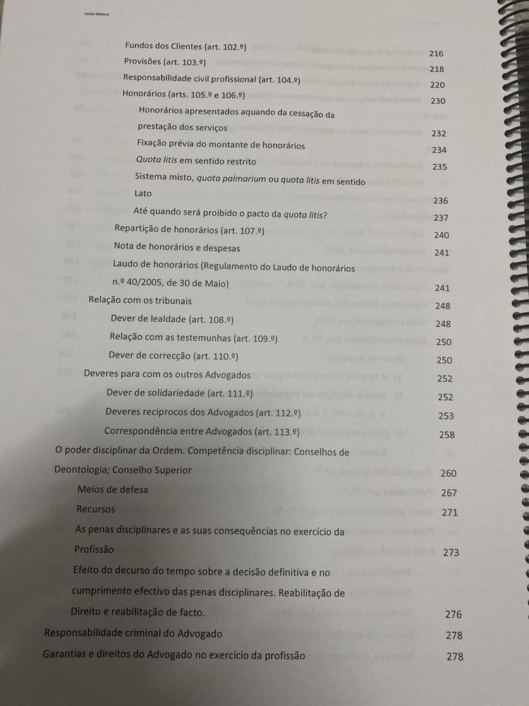 Livro impresso Advocacia / Deontologia Profissional - GRATUITO
