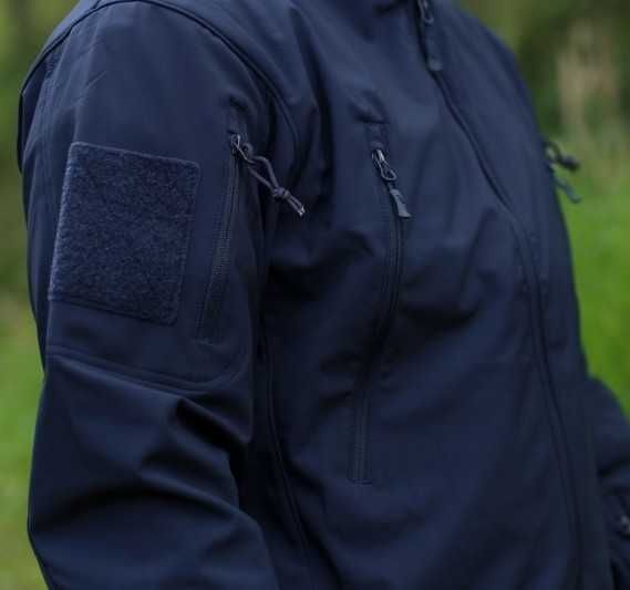 Helikon Tex GUNFIGHTER softshell Navy Blue куртка дощовик вітрівка