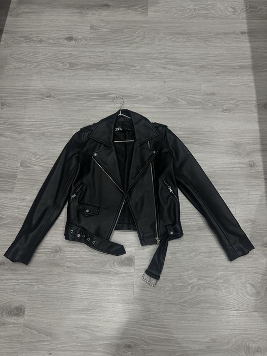 Шкіряна куртка, косуха ZARA