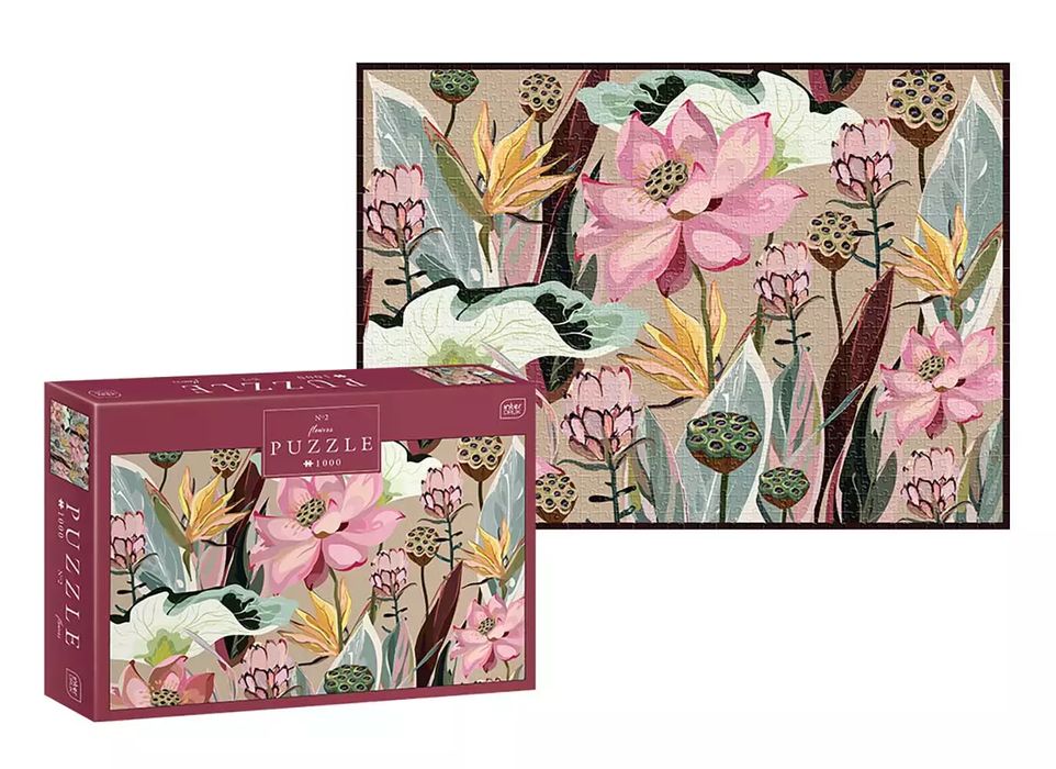 Puzzle 1000 elementów. Flowers. Interdruk Puzzle