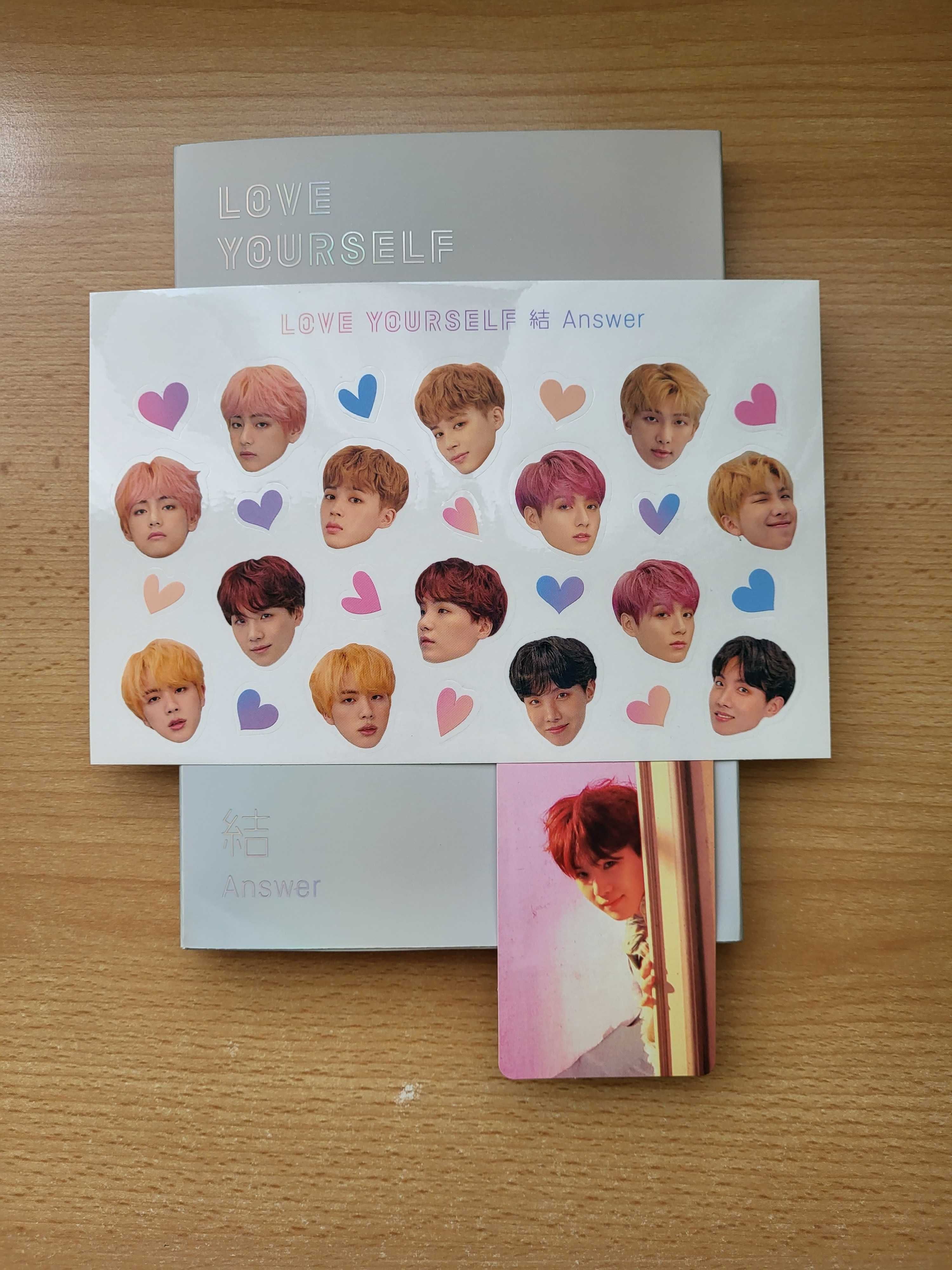 Albumy bts (Answer, YNWA, Persona), Photocards, Maskotka brelok cooky