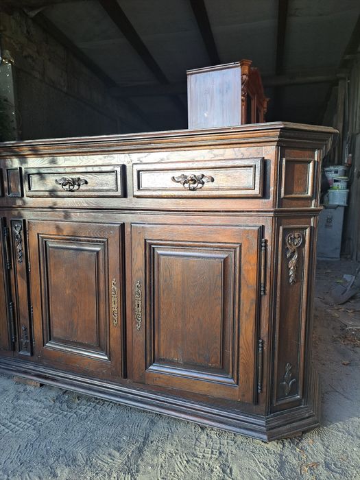 Komoda bufet z drewna dębowego