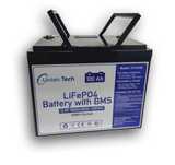 Акумулятор LiFePO4 12V 100Ah, UnionTech,  A+, 6000, BMS з індикатором