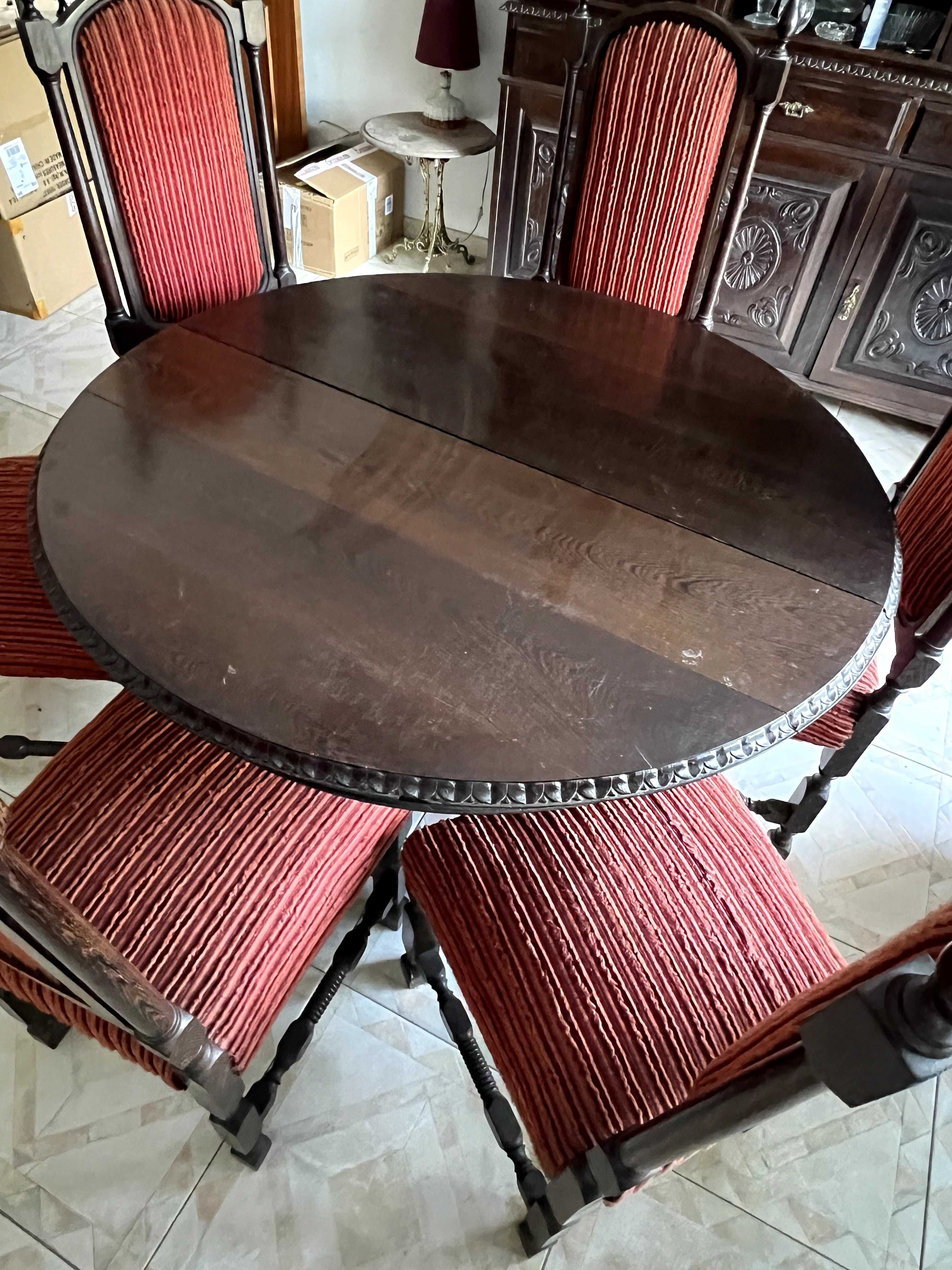 mesa de jantar redonda