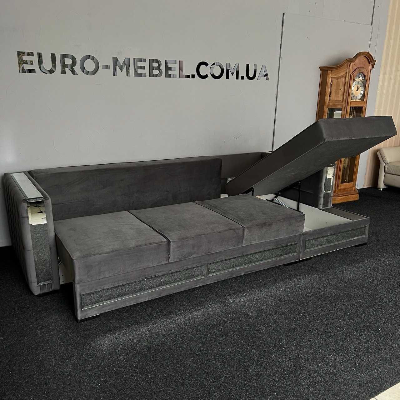 Розкладний диван з нішею єврокнижка купити