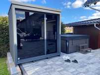 sauna ogrodowa - nowoczesna, z materiałów PREMIUM