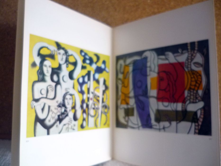 Revista Génios da Pintura LÉGER com posters para quadros