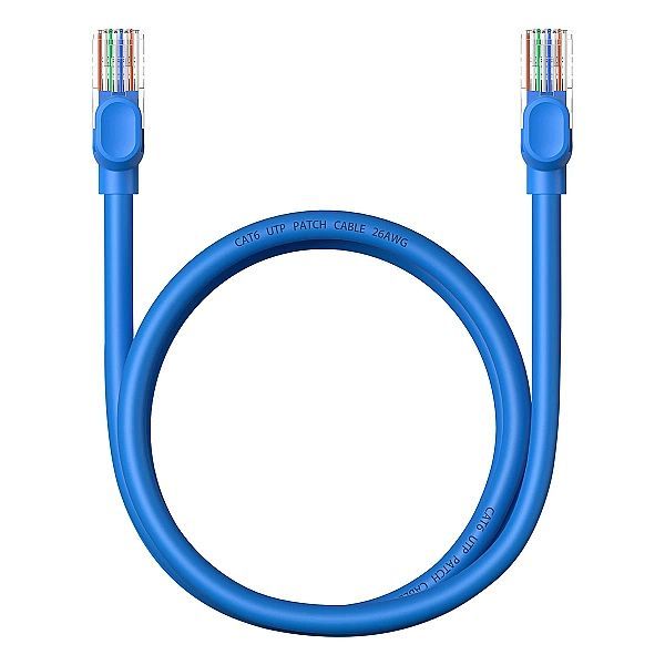Kabel Ethernet Baseus High Speed Cat 6 Rj-45/1000Mb/s 1m okrągły - nie