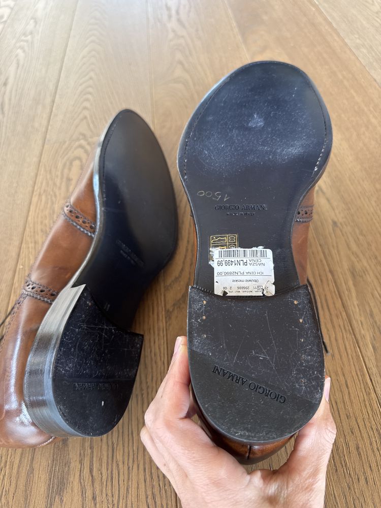 Męskie buty Giorgio Armani