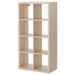 Regał z IKEA kallax
Regał, imitacja dębu bejcowanego na biało, 77x147