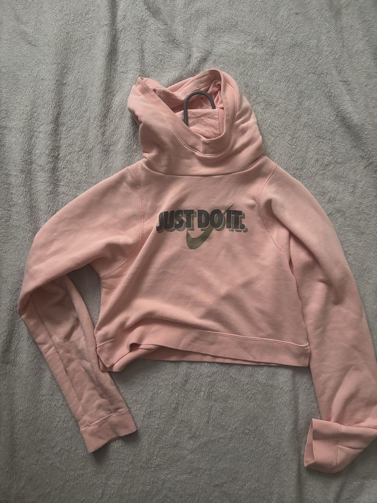 Bluza ròżowa nike crop top