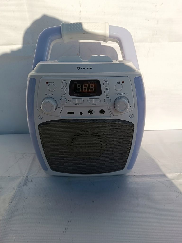 Auna StarMaker Plus Karaoke System Bluetooth USB CD LED
