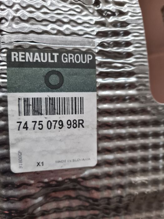 Osłona termiczna tłumika wydechu Renault Trafic III Opel Vivaro B NOWA