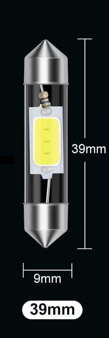 Żarówka C5W Rurkowa 39 i 41 mm 12 LED COB