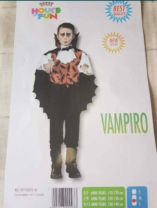 Halloween fantasia Vampiro