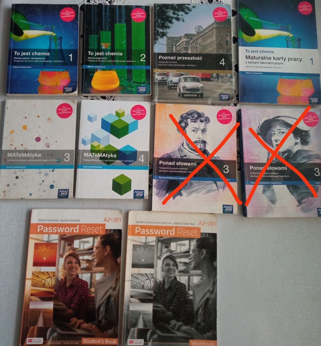 Podręczniki do liceum i technikum